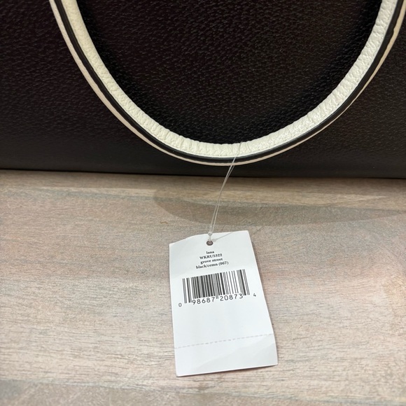 Kate Spade grove street Lana  Black and Cream Women's Bag leather nwt - Picture 5 of 14
